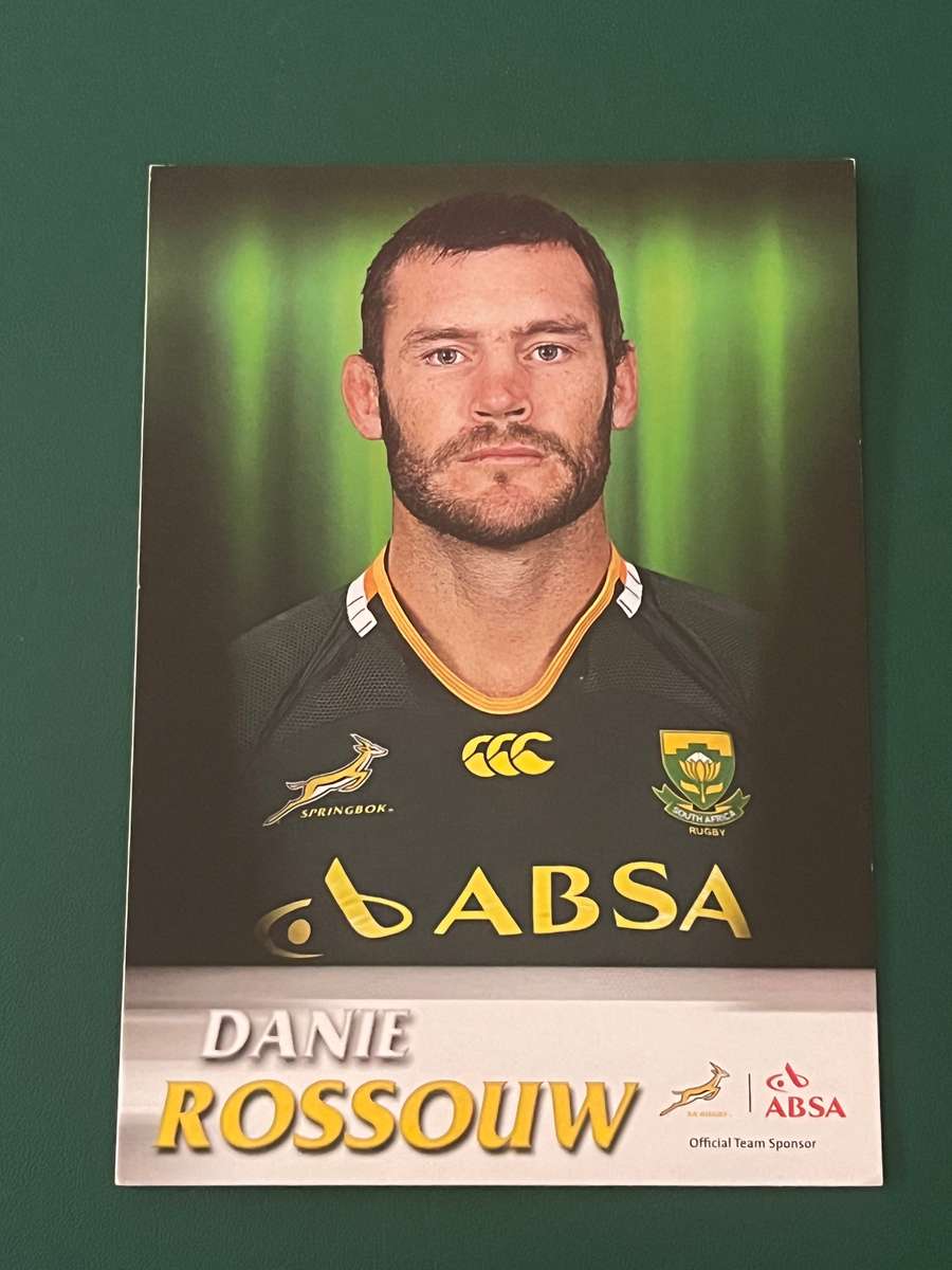 Rugby Card - 2009 Danie Rossouw Absa Rugby Card