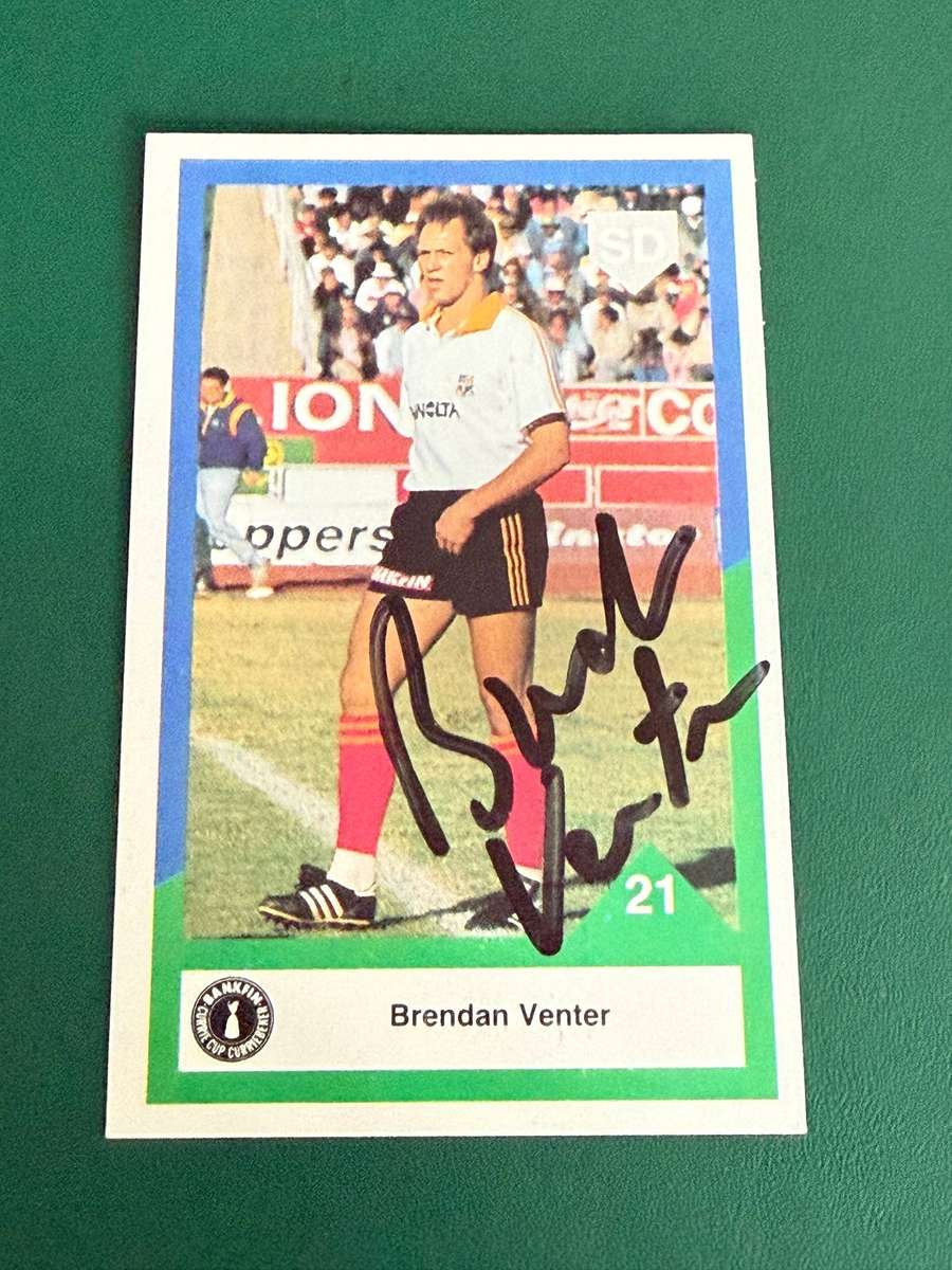 Rugby Card - *SIGNED* Brendan Venter 1992 Sports Deck Rugby Card