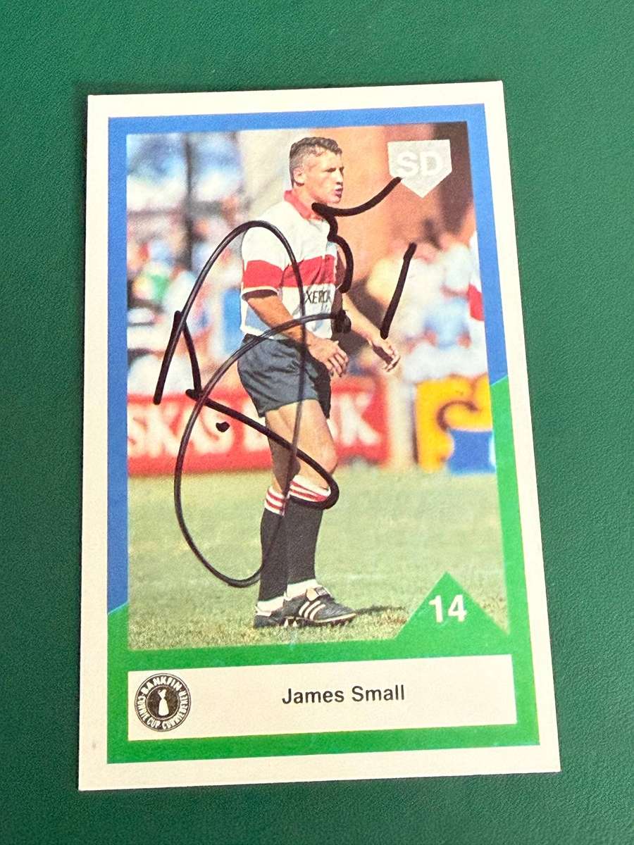 Rugby Card - *SIGNED* James Small 1992 Sports Deck Rugby Card