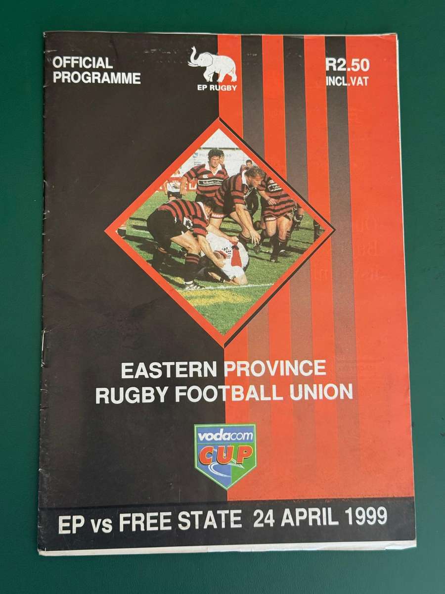 Rugby Programme - Eastern-Province vs Free State 24/04/1999