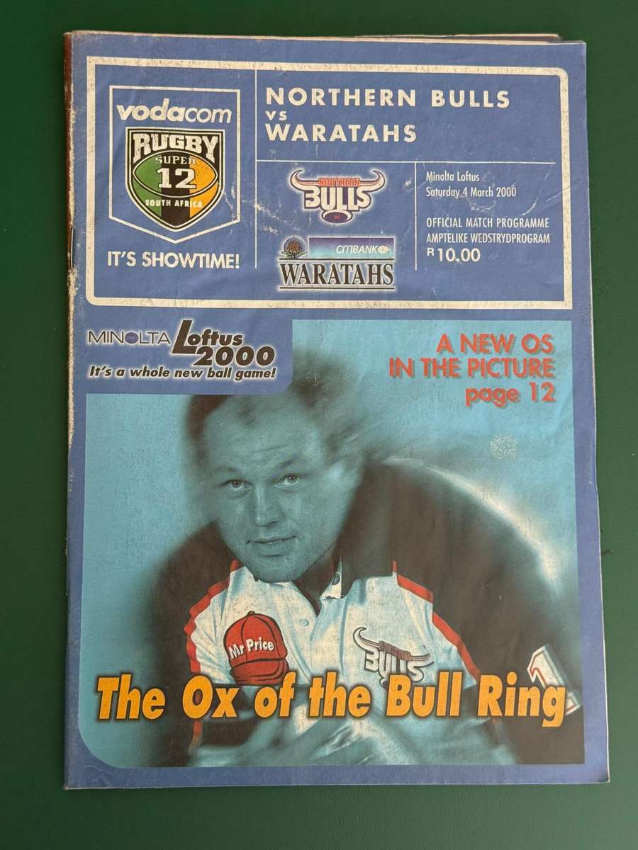 Rugby Programme - Bulls vs NSW Waratahs 04/03/2000