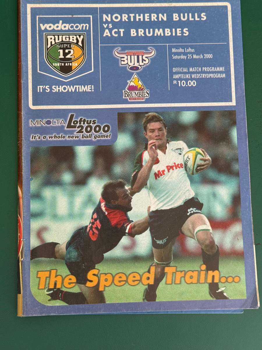 Rugby Programme - Bulls vs ACT Brumbies 25/03/2000