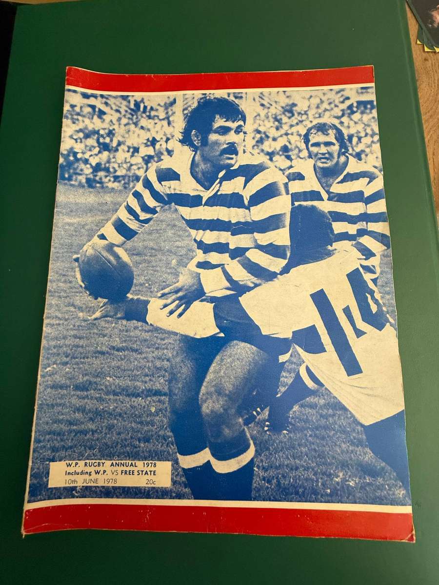 Rugby Programme - Western-Province vs Free State 10/06/1978