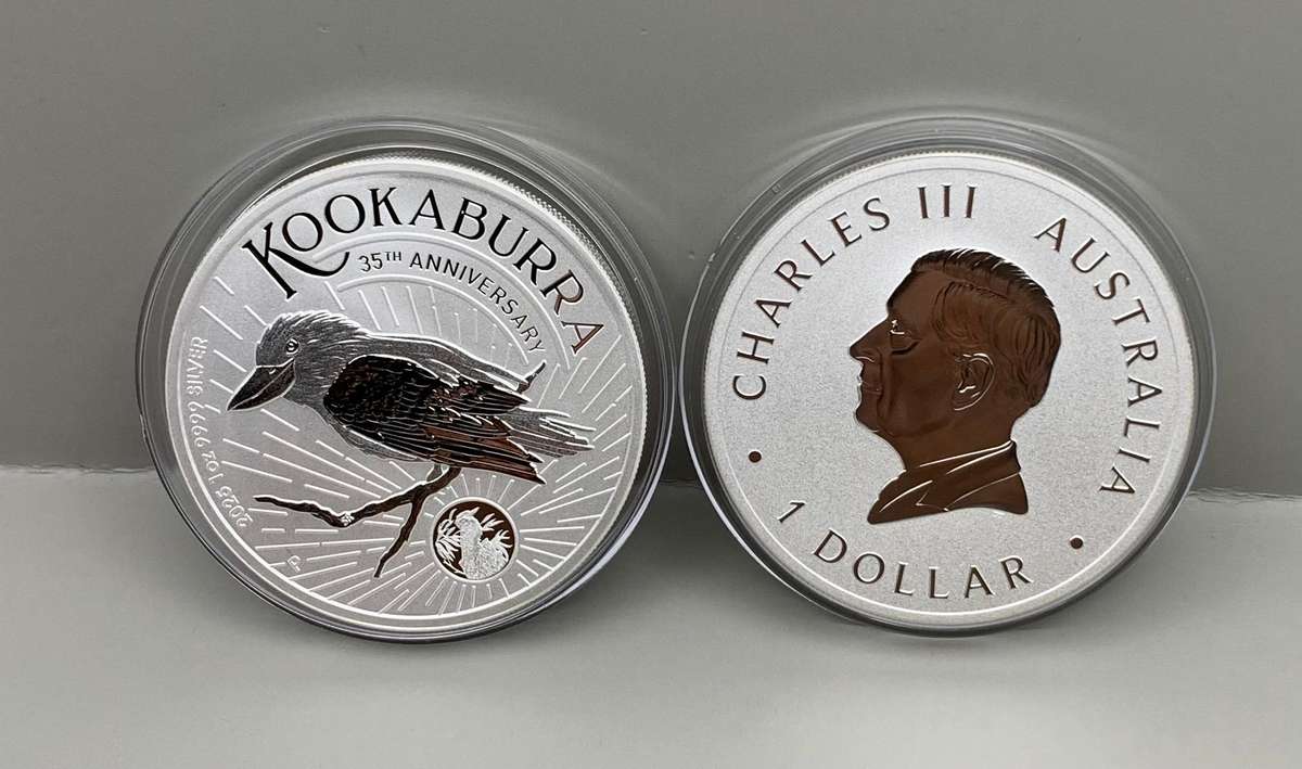 2025   AUSTRALIAN       `  KOOKABURRA `     35TH ANNIVERSARY 1oz   SILVER      SPECIAL PRIVY MARK