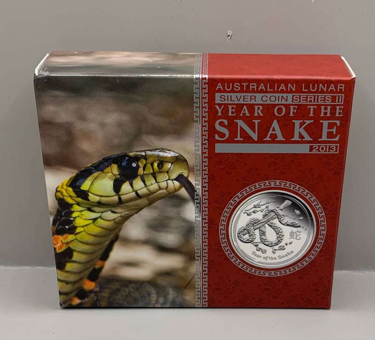 (   12 YEARS AGO )   2013    AUSTRALIAN LUNAR SERIES  THE   SNAKE     PROOF SILVER ISSUE