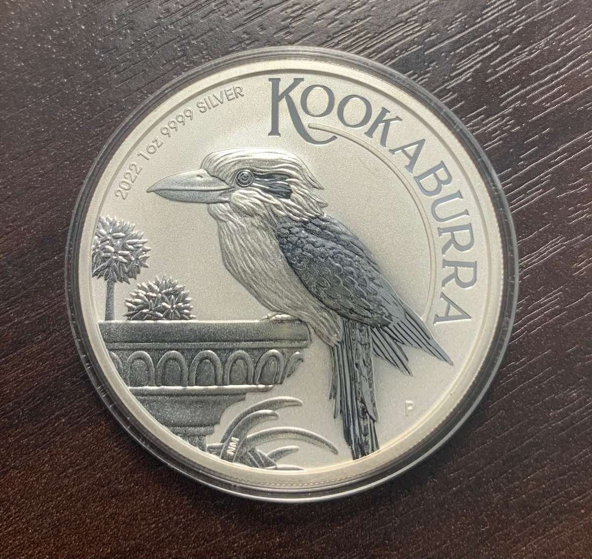 2022    AUSTRALIAN       `  KOOKABURRA `       1oz      PURE  SILVER      MINT MARKED