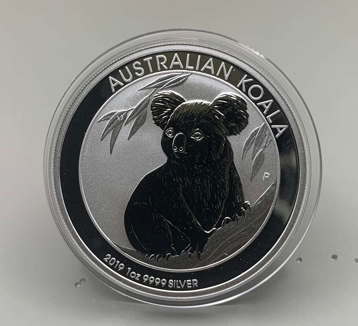 2019    AUSTRALIAN      KOALA BEAR    1oz PURE SOLID SILVER    MINT MARKED AND CAPSULED