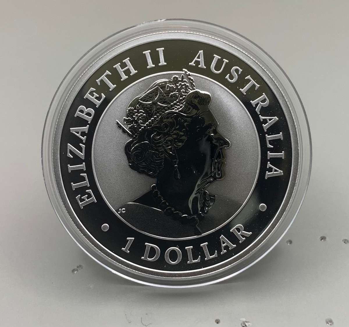 2019    AUSTRALIAN      KOALA BEAR    1oz PURE SOLID SILVER    MINT MARKED AND CAPSULED