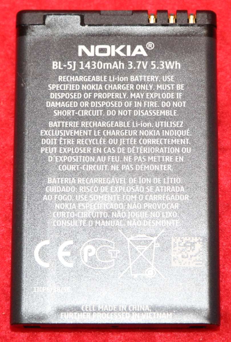 Original New Nokia BL-5J Li-Polymer Battery for Selective Nokia Models