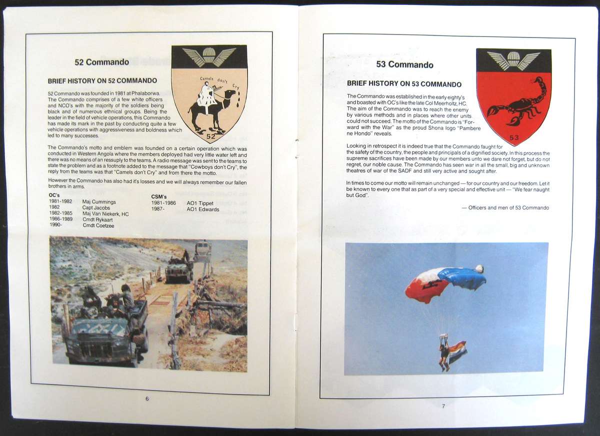 5 RECCE TROOPING OF THE COLOUR PROGRAM DATED 4 DECEMBER 1992 IN GOOD CONDITION