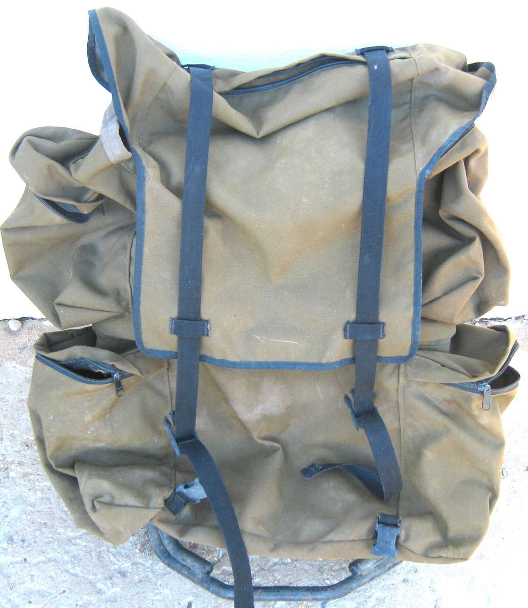 SADF 83 PATTERN RUCK SACK WITH "H" FRAME IN GOOD USED CONDITION