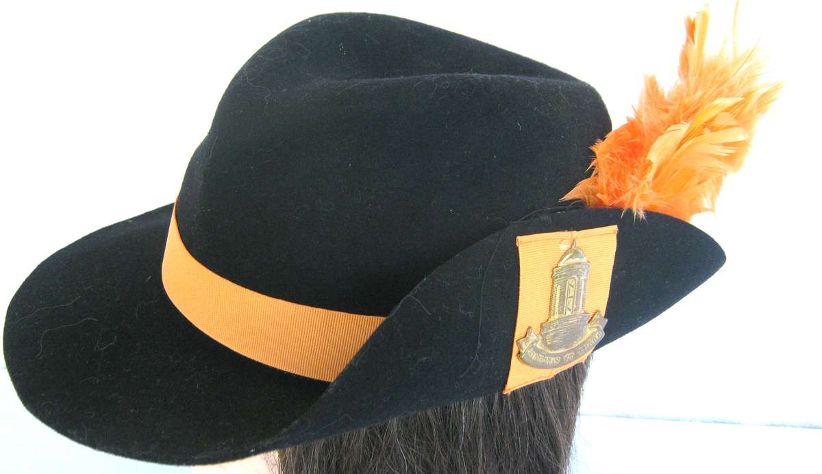 CAPE TOWN CASTLE GUARD HAT  SIZE 55 IN VERY GOOD CONDITION