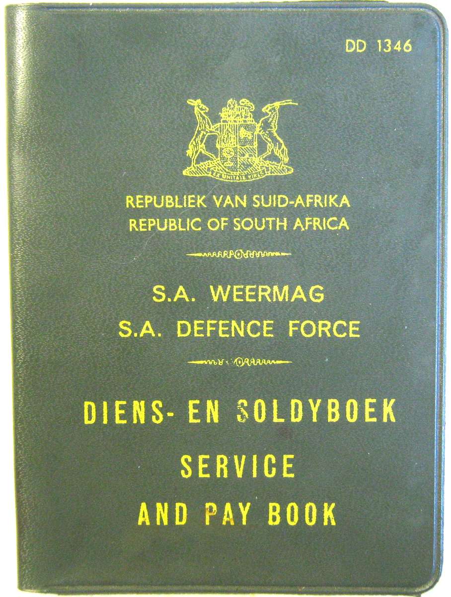 OLD S.A. ARMY SERVICE AND PAY BOOK COVER IN GOOD USED CONDITION