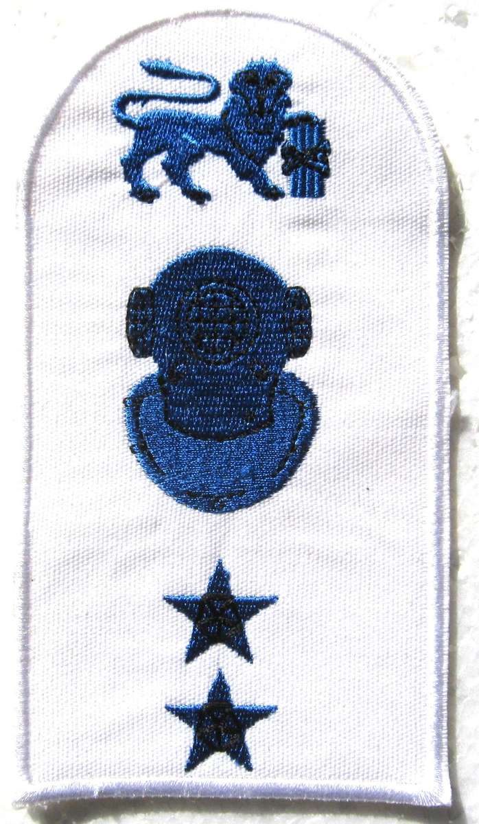Old S.A. Navy Diver Instructor Summer Dress Shoulder Badge