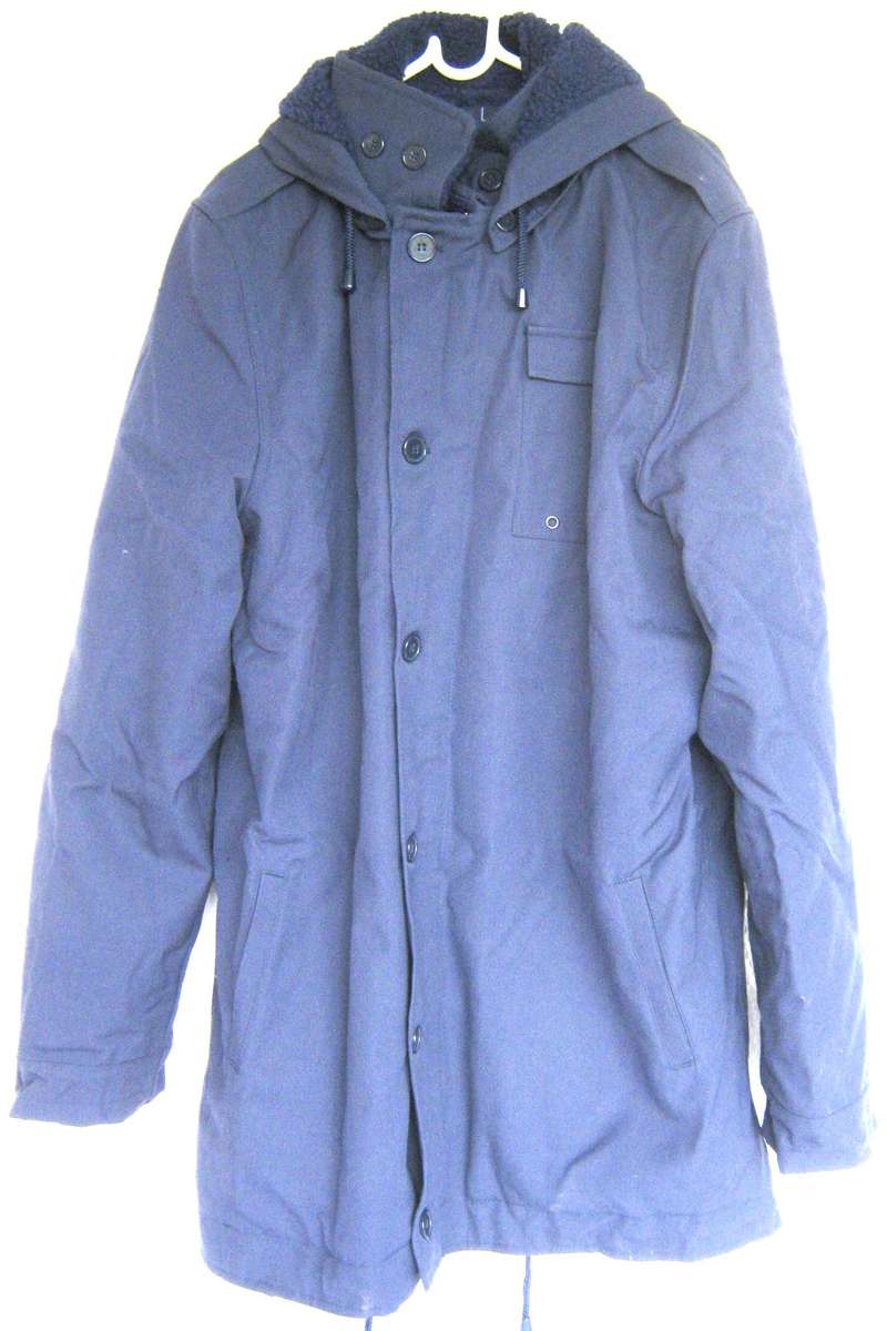 SA NAVY COLD WEATHER JACKET SIZE LARGE IN UNUSED CONDITION. SEE DIMENTIONS BELOW