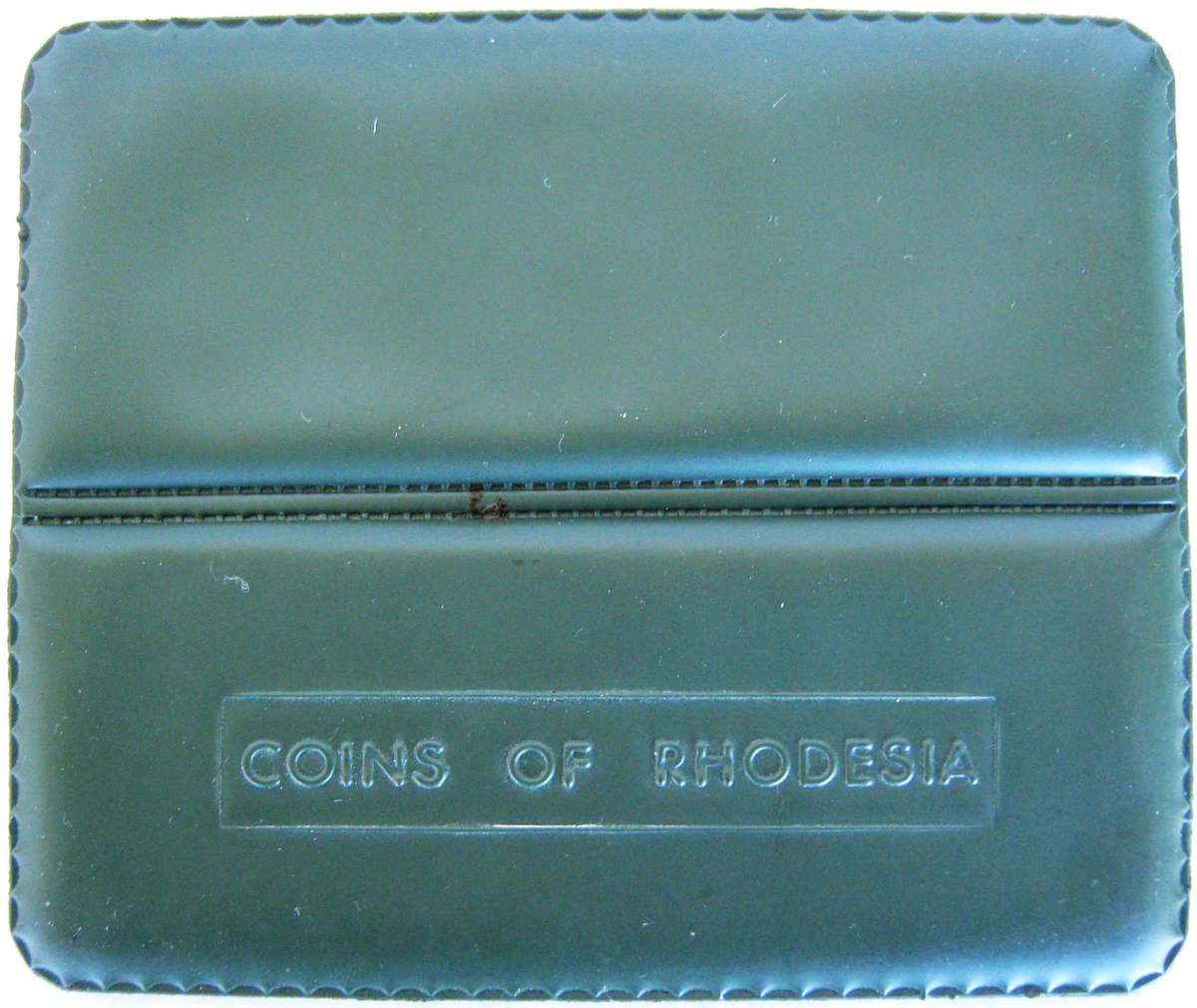 RHODESIAN UNCIRCULATED COIN SET 1970's IN GREEN FOLDER