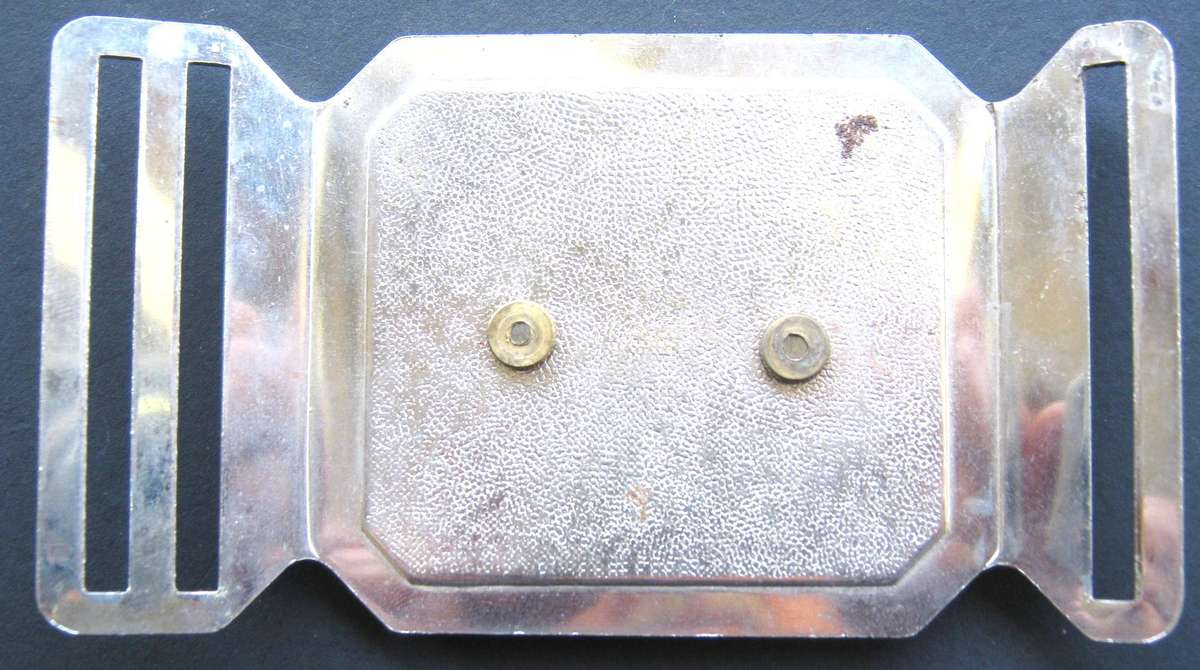 SADF ARTILLERY SCHOOL STABLE BELT BUCKLE IN GOOD USED CONDITION