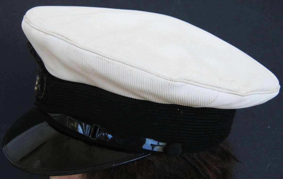 Old S.A. Navy Able Seaman 1 & 2 Cap with Badge 1961-1963 Size 7 - 53 cm