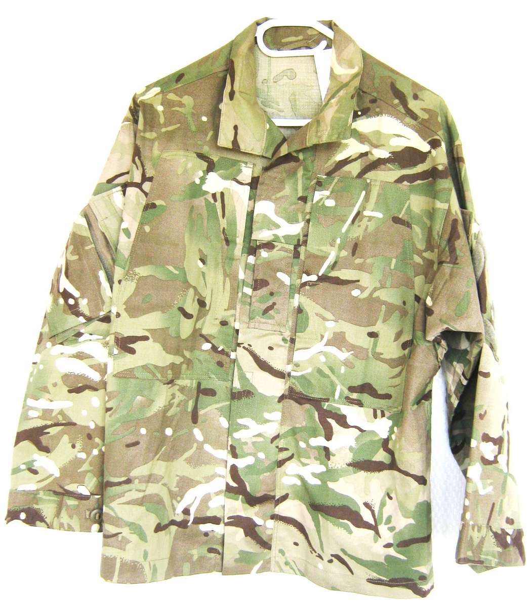GENUINE BRITISH ARMY MULTI TERRAIN PATTERN SUMMER COMBAT JACKET UNUSED SIZE MEDIUM SEE BELOW