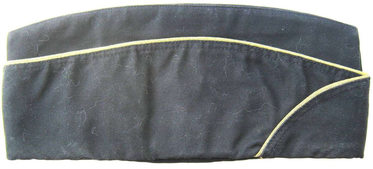 S.A. NAVY OFFICERS SIDE CAP SIZE 57 IN GOOD USED CONDITION