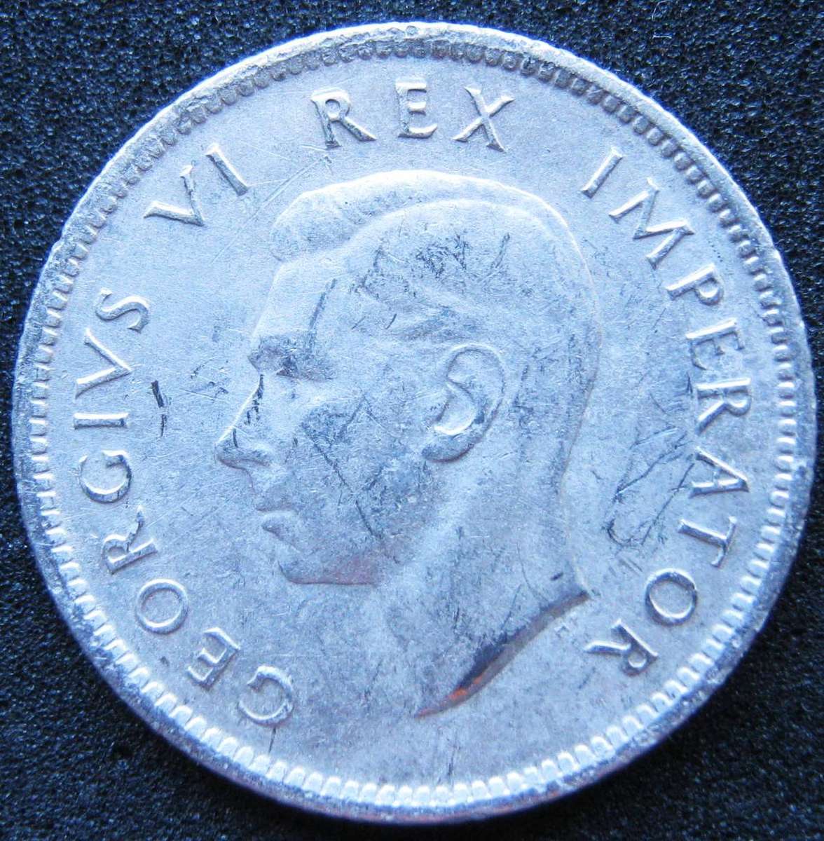1937 S.A. SIX PENCE IN A  CIRCULATED CONDITION 3 GRAMS 80% SILVER