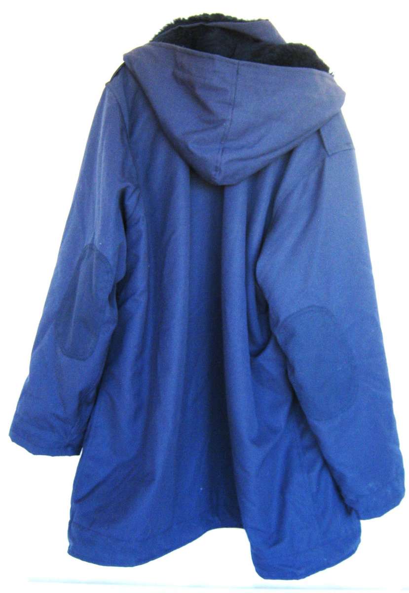 SA NAVY COLD WEATHER JACKET SIZE XXLARGE IN HARDLY USED CONDITION. SEE DIMENSIONS BELOW