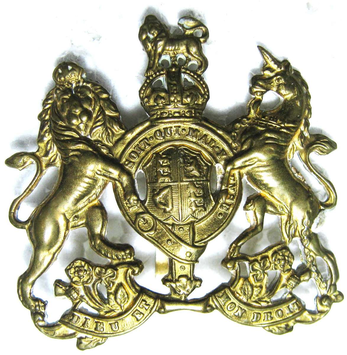 WW1 GENERAL SERVICE CORPS CAP BADGE WITH SLIDE IN OOD CONDITION