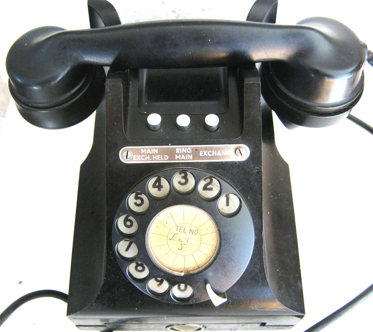 VINTAGE SIEMENS DIAL PLAN NO. 6 EXTENSION SET TELEPHONE IN VERY GOOD CONDITION