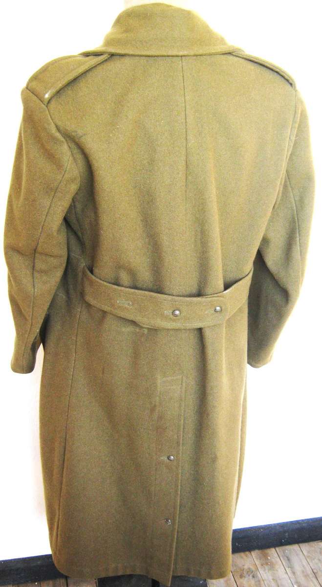 OLD S.A. ARMY GREATCOAT/GROOTJAS SIZE XL IN VERY GOOD CONDITION SEE DIMENSIONS BELOW
