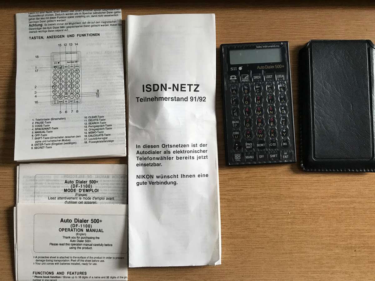 Seiko autodialer 500+ vintage,collectors,Seiko Fast Dialer Model DF-1100,