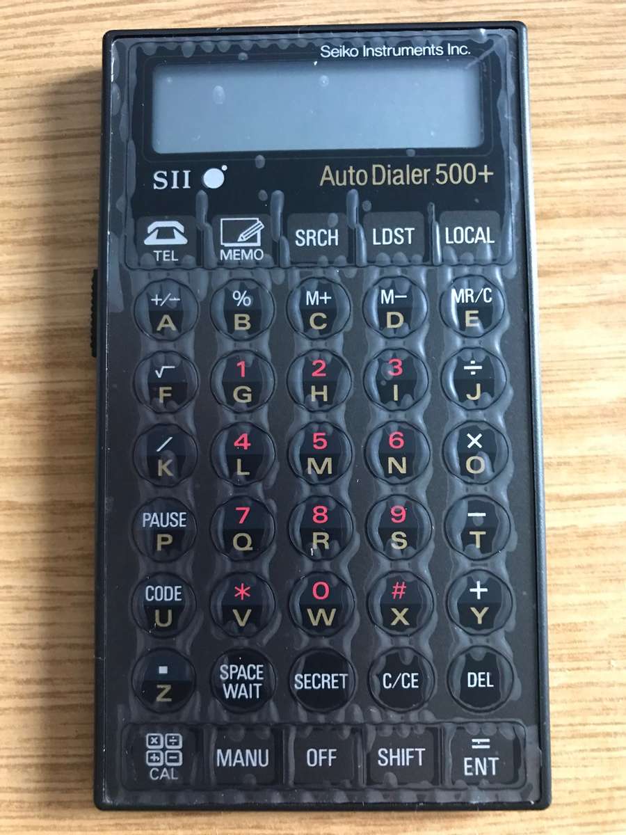 Seiko autodialer 500+ vintage,collectors,Seiko Fast Dialer Model DF-1100,