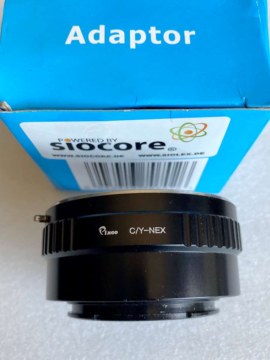 LENS ADAPTER CONTAX/YASHICA ,  C/Y MF LENSES for SONY NEX CAMERAS