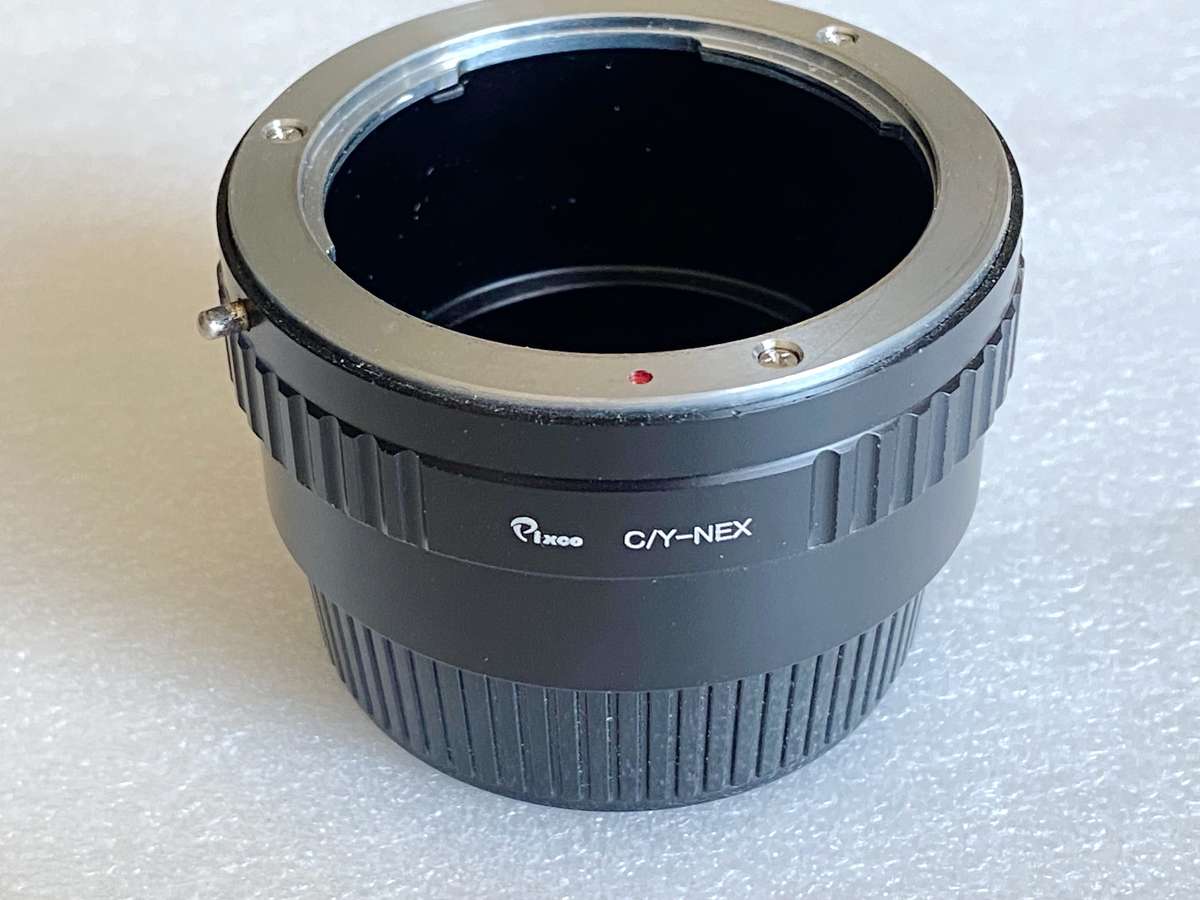LENS ADAPTER CONTAX/YASHICA ,  C/Y MF LENSES for SONY NEX CAMERAS