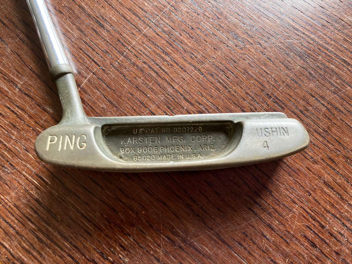 Ping Cushin 4 Putter Vintage Karsten MFG Corp Ping Adams grip, Made in USA , 85020, right-handed