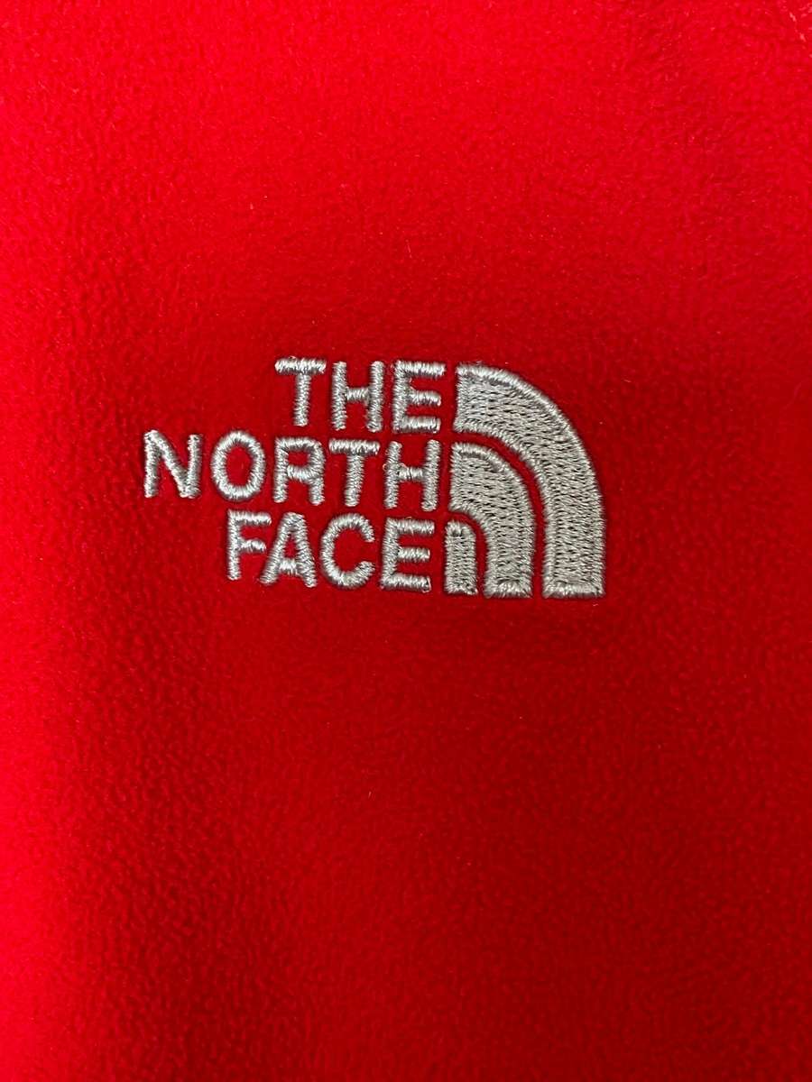The North Face, Jacket with zip and hoodie, red, size M, in good condition