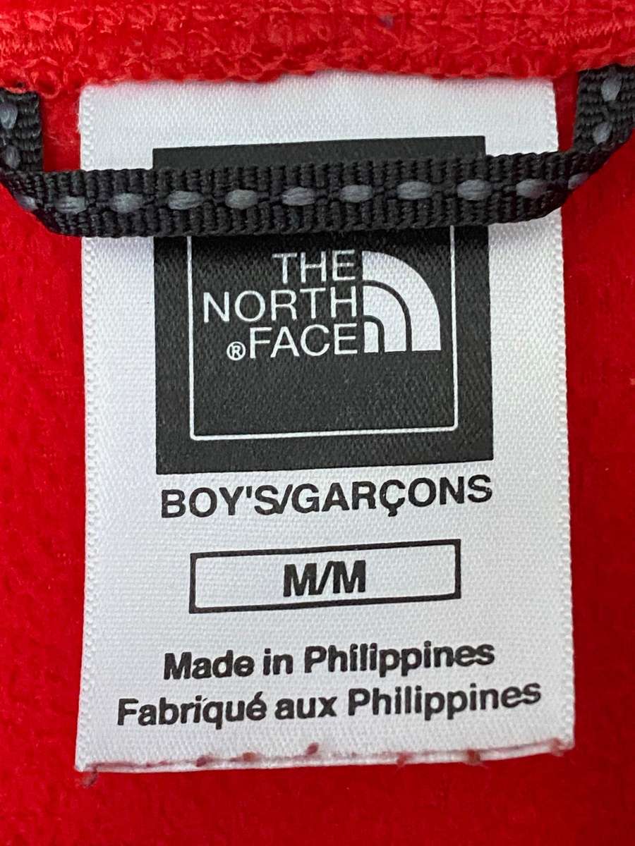 The North Face, Jacket with zip and hoodie, red, size M, in good condition