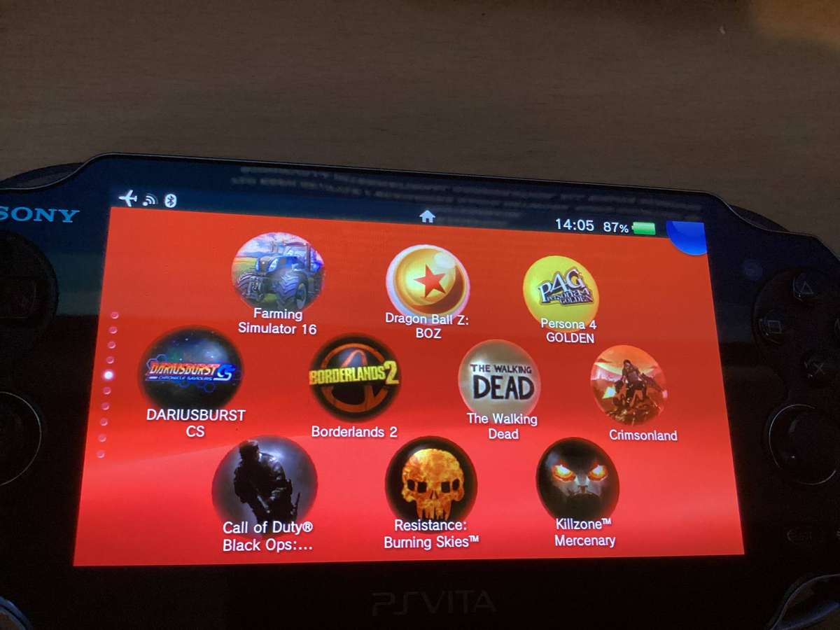 PSP Vita E0682 comes with a 240 gig memory card Modded with over 50games installed
