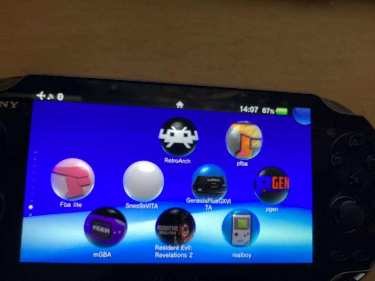 PSP Vita E0682 comes with a 240 gig memory card Modded with over 50games installed