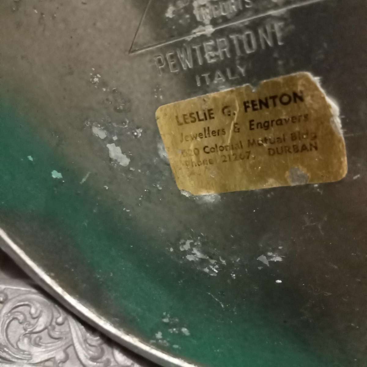 PEWTER AND BRASS MIX