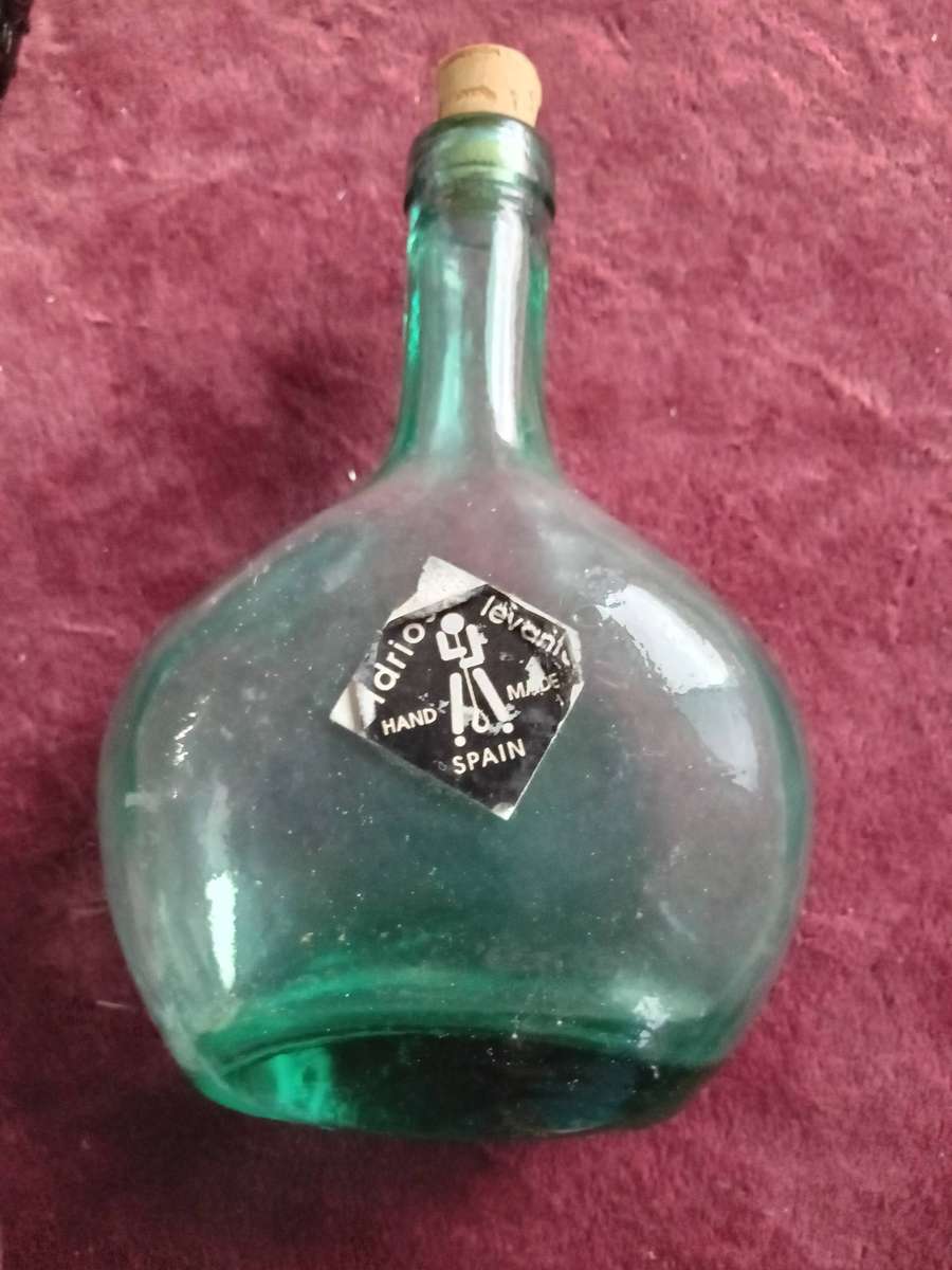 VINTAGE TURQUOISE BOTTLES