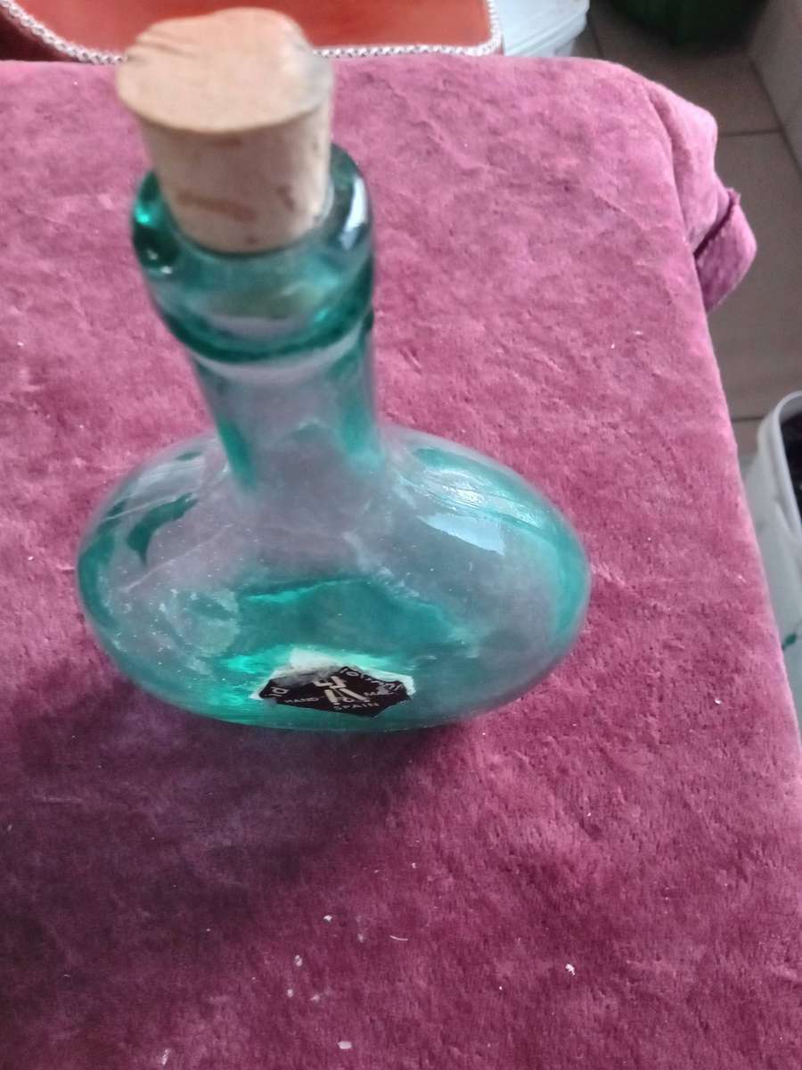 VINTAGE TURQUOISE BOTTLES