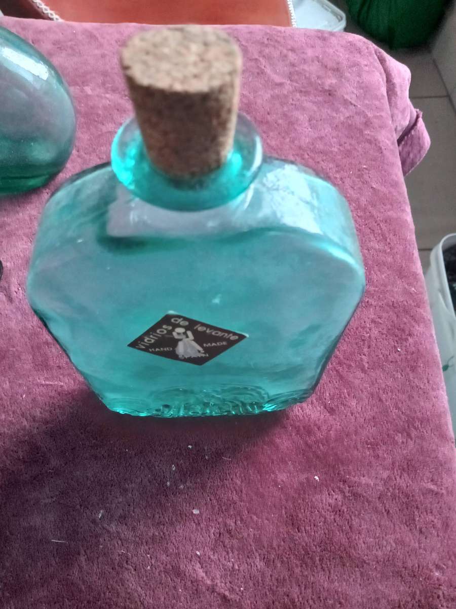VINTAGE TURQUOISE BOTTLES