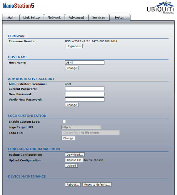 Ubiquiti NanoStation M5 5GHz