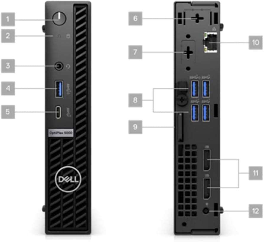 Dell OptiPlex 5000 Micro i5-12500T|8GB|256GB| Built in Wifi| Windows 11 Pro - Warranty!