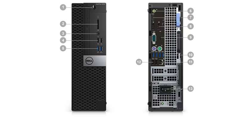 Dell OptiPlex 5050 SFF PC - i5-6500|8GB|256GB SSD|Windows 10 Pro|Warranty