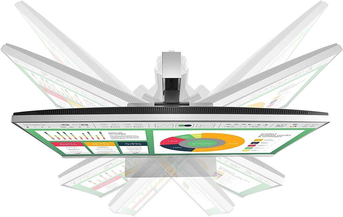 HP EliteDisplay E223 21.5-Inch Screen LED-Lit Monitor Silver - Used