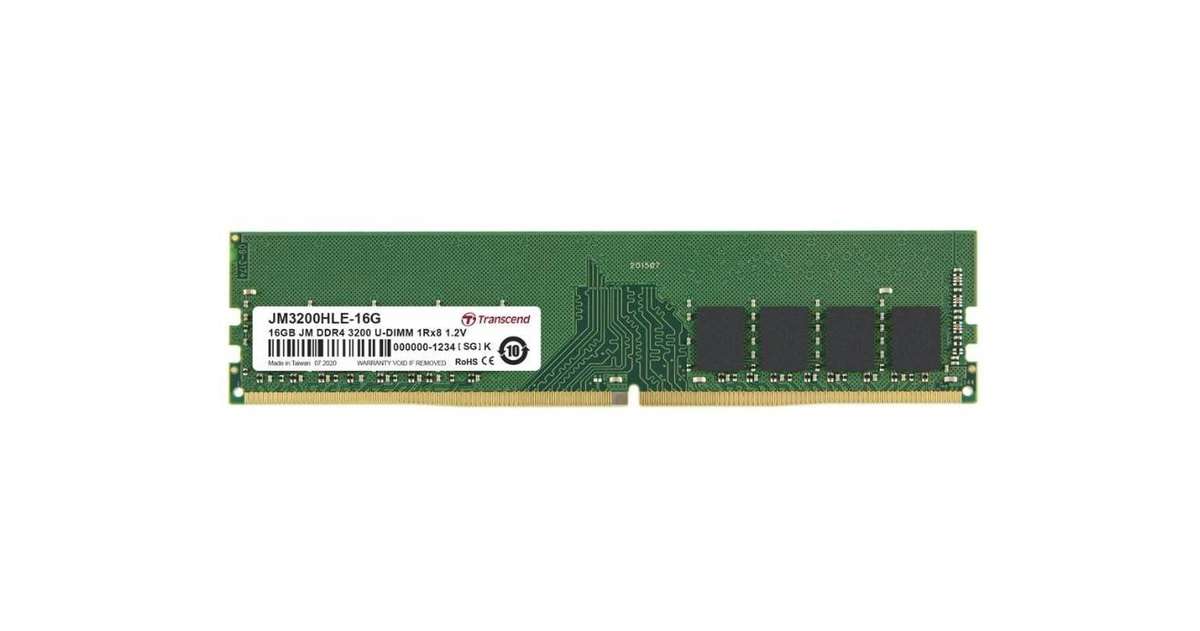 Transcend 16GB DDR4-3200 U-DIMM JetRam