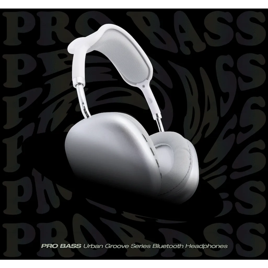 NEW Pro Bass Urban Groove Series Bluetooth Headphones - White