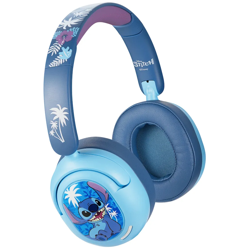 NEW Original Disney Stitch ANC (Active Noise Cancelling) Padded Bluetooth Headphones