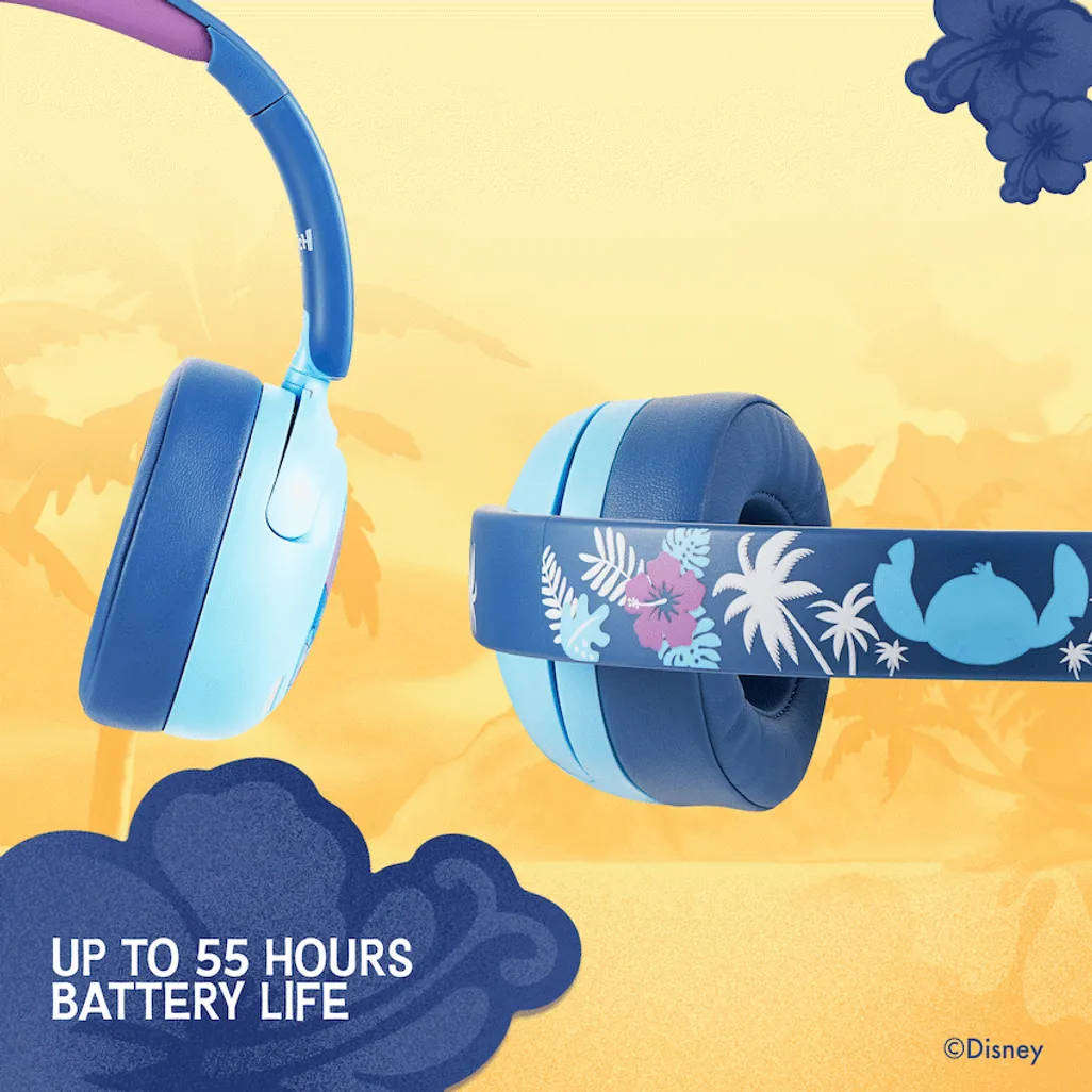 NEW Original Disney Stitch ANC (Active Noise Cancelling) Padded Bluetooth Headphones